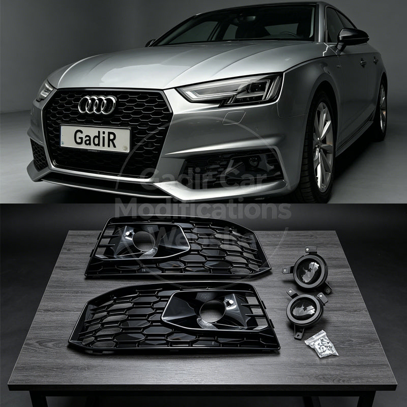 A4 B9 S-Line / Fog Light Bezels