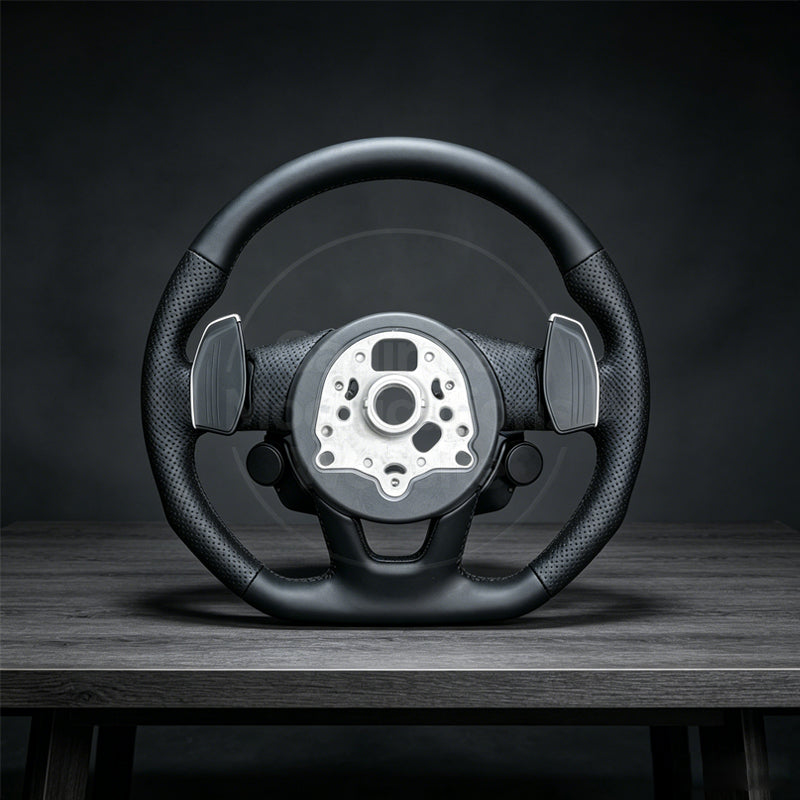 A4 B8.5 / Conversion of the steering wheel assembly to a full-leather style steering wheel assembly