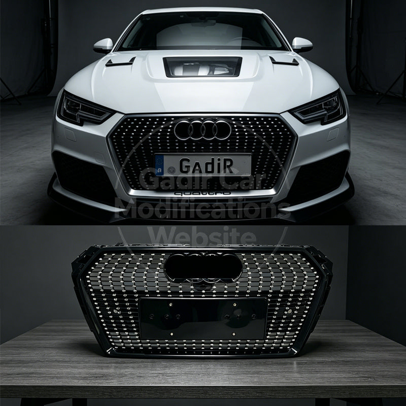 A4 B9 / Starry Sky-Style Car Grille Modification