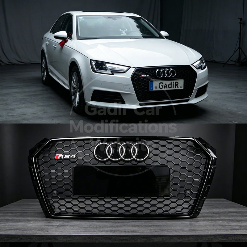 A4 B9 / Grill Modification: RS4-Style Grill