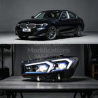 Upgrade Kit for 2020–2025 BMW 3 Series G20/G28 Headlight Assemblies: Premium Dual-Color Adjustable LED Daytime Running Lights