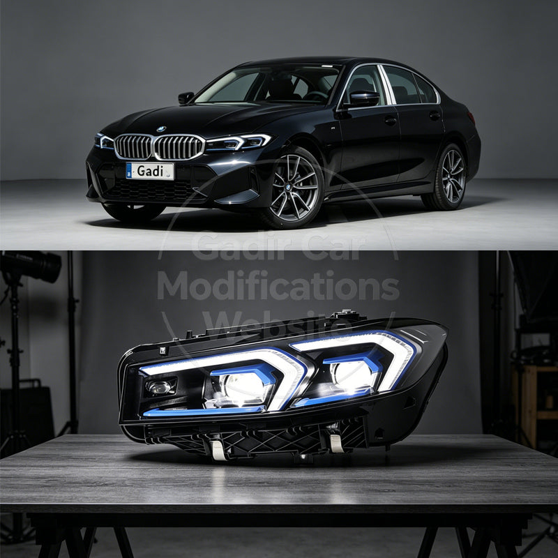 Upgrade Kit for 2020–2025 BMW 3 Series G20/G28 Headlight Assemblies: Premium Dual-Color Adjustable LED Daytime Running Lights