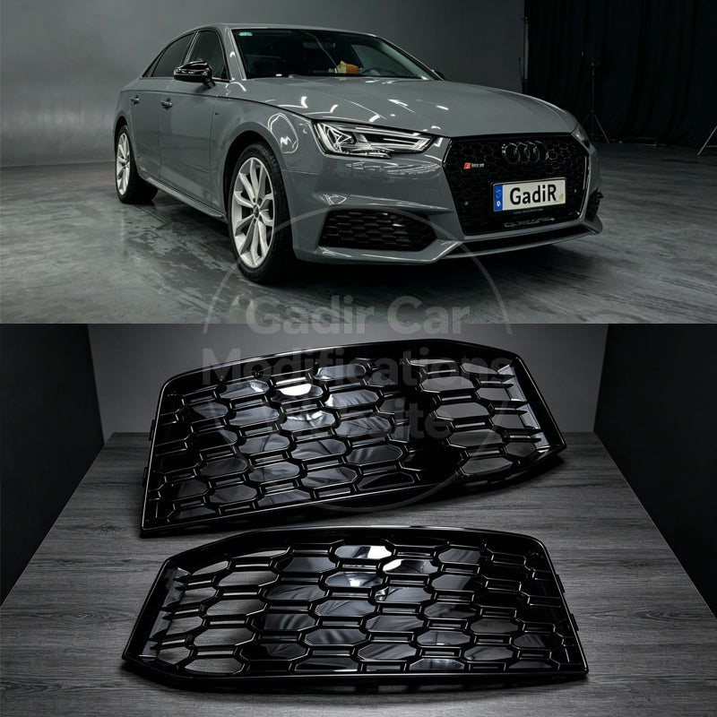A4 B9/S-Line Fog Light Trim Modification