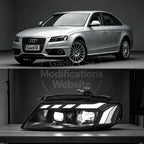A4B8 Headlight Conversion: LED Headlights, RS-Style Headlights