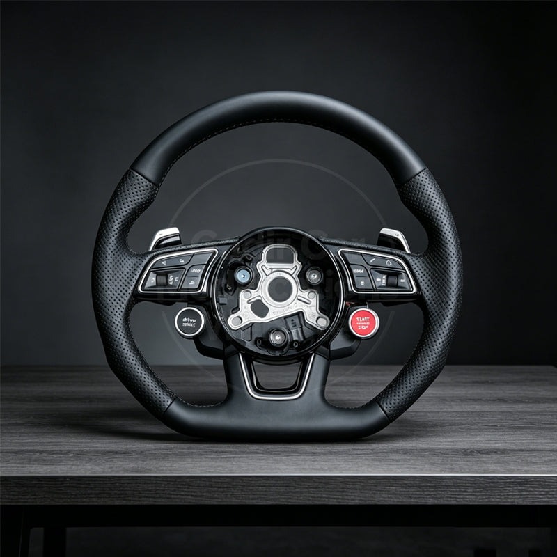A4 B8.5 / Conversion of the steering wheel assembly to a full-leather style steering wheel assembly