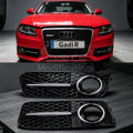 A4B8 Aftermarket Mesh Fog Light Bezels, Lower Grille, Honeycomb Lower Mesh, Fog Light Bezels