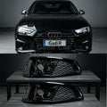 A4 B9 / S4-style honeycomb fog light bezel, S-Line style