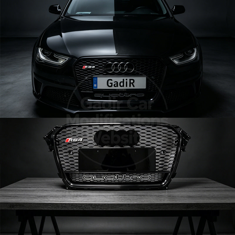 A4 B8.5 / Base Model: Front Grille Modified to RS4 AWD Style