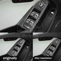 A4 B8 Power Window Switch Panel Carbon Fiber Kit