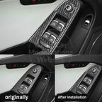 A4 B8 Power Window Switch Panel Carbon Fiber Kit