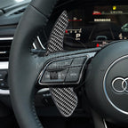 A4 B8 Carbon Fiber Interior Steering Wheel Paddle Shifters