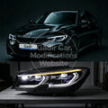 Suitable for BMW G20/G28: Headlight Conversion to LED Headlight Assemblies with Dual-Color LED Daytime Running Lights