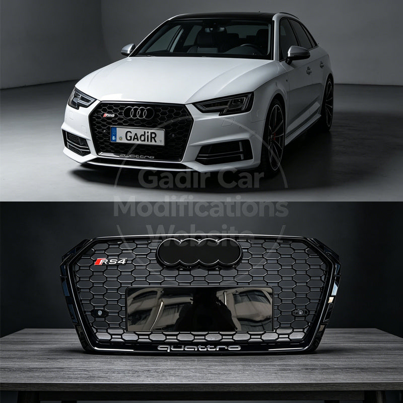 A4 B9 / RS4-style upgrade: The grille used