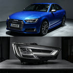 A4 B9 / Headlight assembly used to upgrade a base-model car to a high-end style