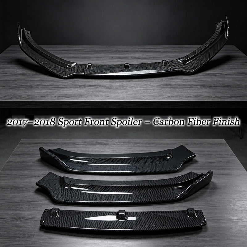 A4 B9/Carbon Fiber-Style Front Spoiler