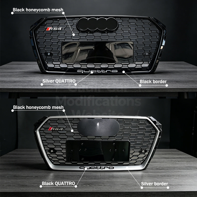 A4 B9 / RS4-style upgrade: The grille used