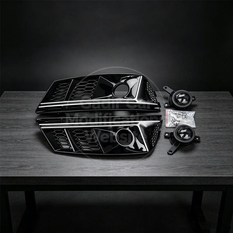 A4 B9 / S4-Style Fog Light Bezels