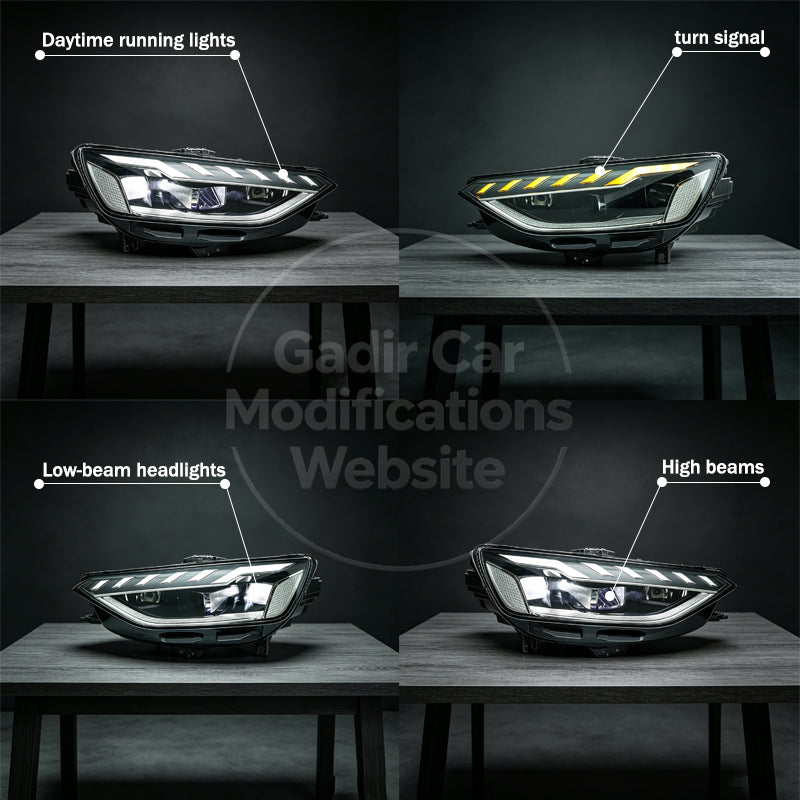 A4 B9.5/RS-Style Headlight Assembly