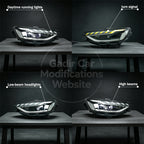 A4 B9.5/RS-Style Headlight Assembly