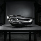 A4 B9 / Headlight assembly used to upgrade a base-model car to a high-end style