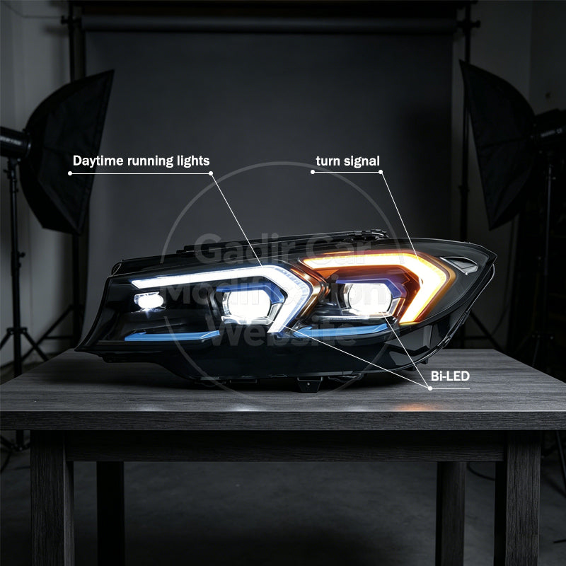 Suitable for BMW G20/G28 headlight upgrades; converting standard headlights to high-spec LED headlight assemblies