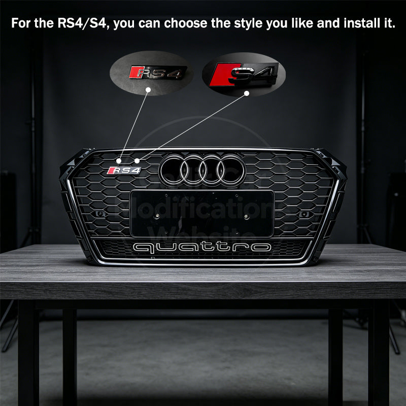A4 B9 / All-Wheel Drive-style grille, RS4-style