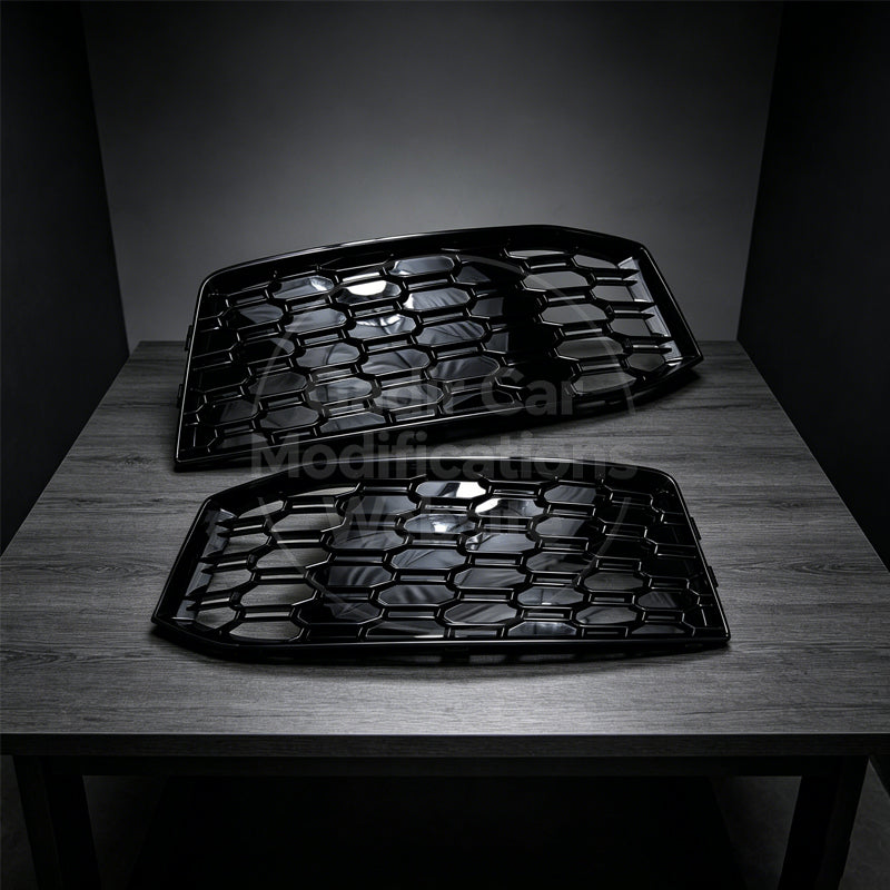 A4 B9/S-Line Fog Light Trim Modification