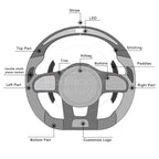 A4B8 Car Steering Wheel Assembly: Custom Modification