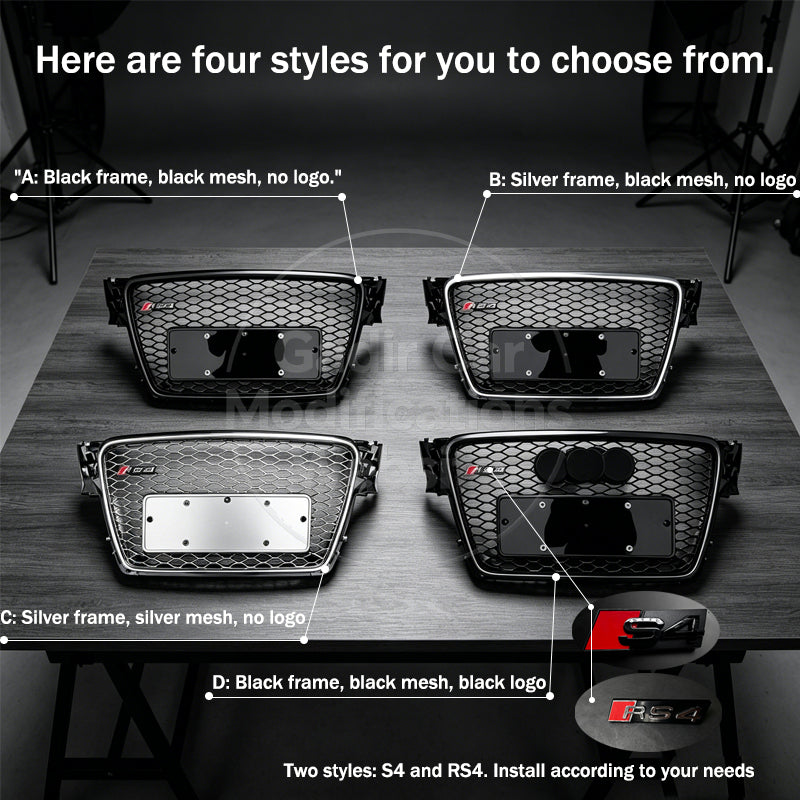 A4 B8 RS4-Style Front Grille