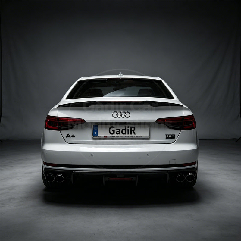 A4 B9 / Carbon Fiber-Look Rear Spoiler