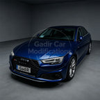 A4 B9/S-Line Fog Light Bezels Modified with Honeycomb Mesh Design