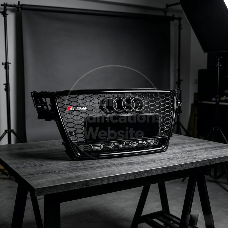 A4 / B8 Grille Modification: RS4 AWD Style