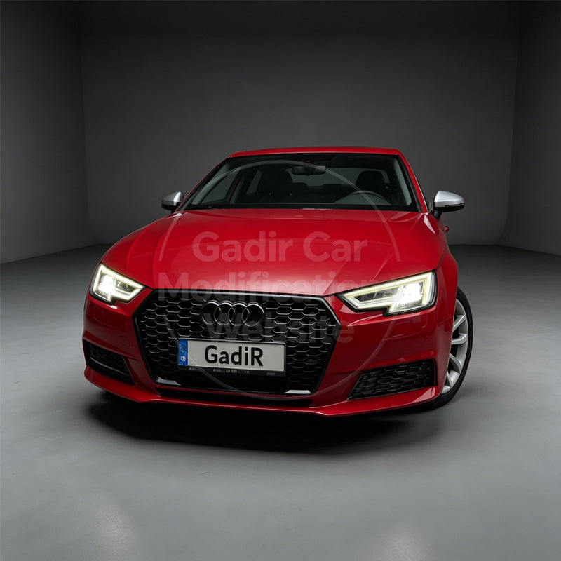 A4 B9 / Fog Light Bezels Modified in RS4 Style