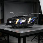 Suitable for 2020–2022 BMW 3 Series G20 Headlight Assemblies: Fangs-Style LED Modification with Interchangeable Dual-Color Daytime Running Lights