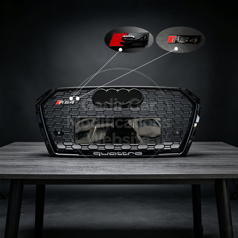 A4 B9 / RS4-style upgrade: The grille used