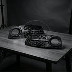 A4B8 Aftermarket Mesh Fog Light Bezels, Lower Grille, Honeycomb Lower Mesh, Fog Light Bezels