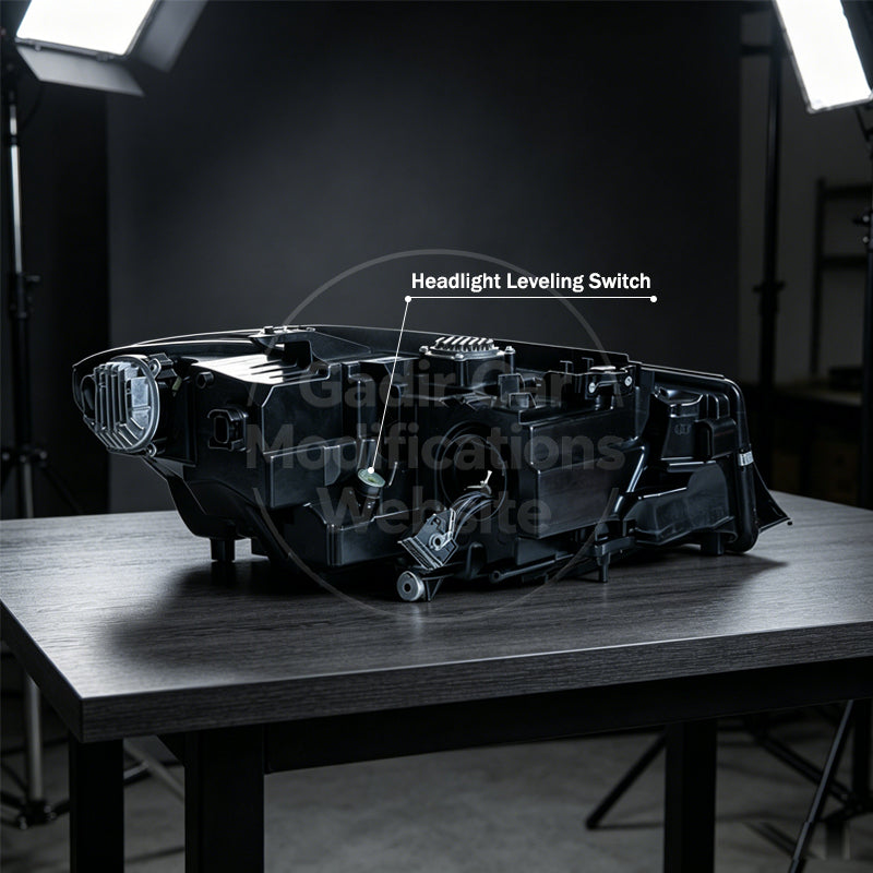 Suitable for 2020–2022 BMW 3 Series G20 Headlight Assemblies: Blue-Eyebrow LED Laser Lens “Spoon” DRL Conversion Kit