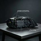 A4B8 Headlight Assembly Conversion to LED Headlights, Aircraft-Style Headlights