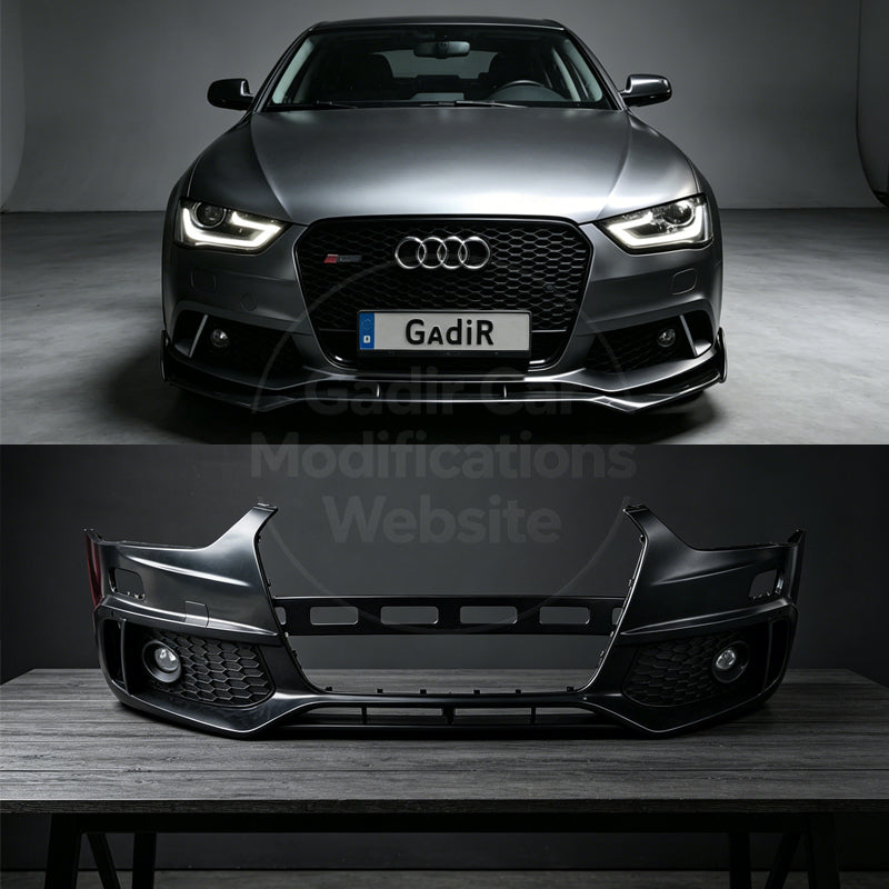 A4 B8.5 / Belgian-style front fascia assembly