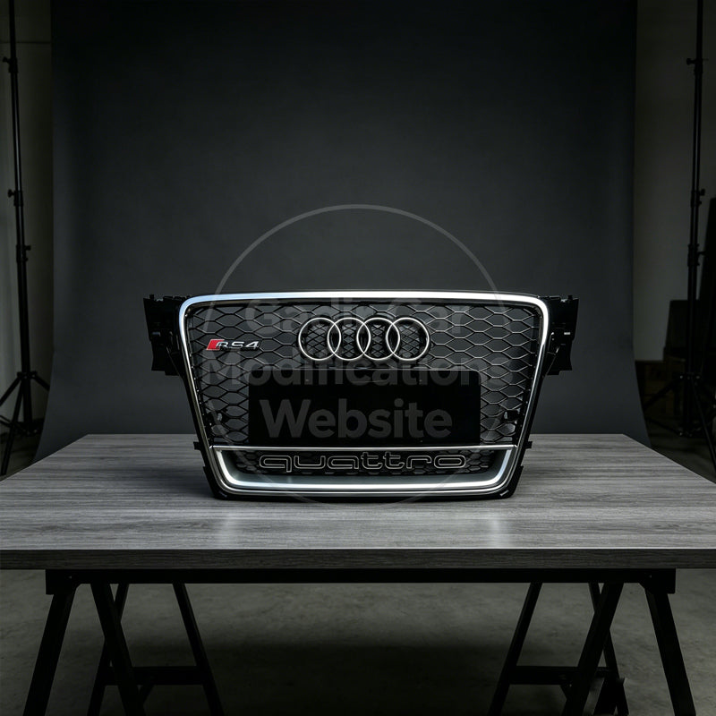 A4 / B8 Grille Modification: RS4 AWD Style