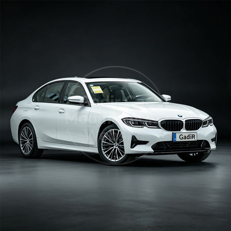 Suitable for 2020–2022 BMW 3 Series G20 Headlight Assemblies: Blue-Eyebrow LED Laser Lens “Spoon” DRL Conversion Kit