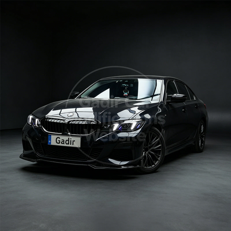 Suitable for 2020–2022 BMW 3 Series G20 Headlight Assemblies: Fangs-Style LED Modification with Interchangeable Dual-Color Daytime Running Lights