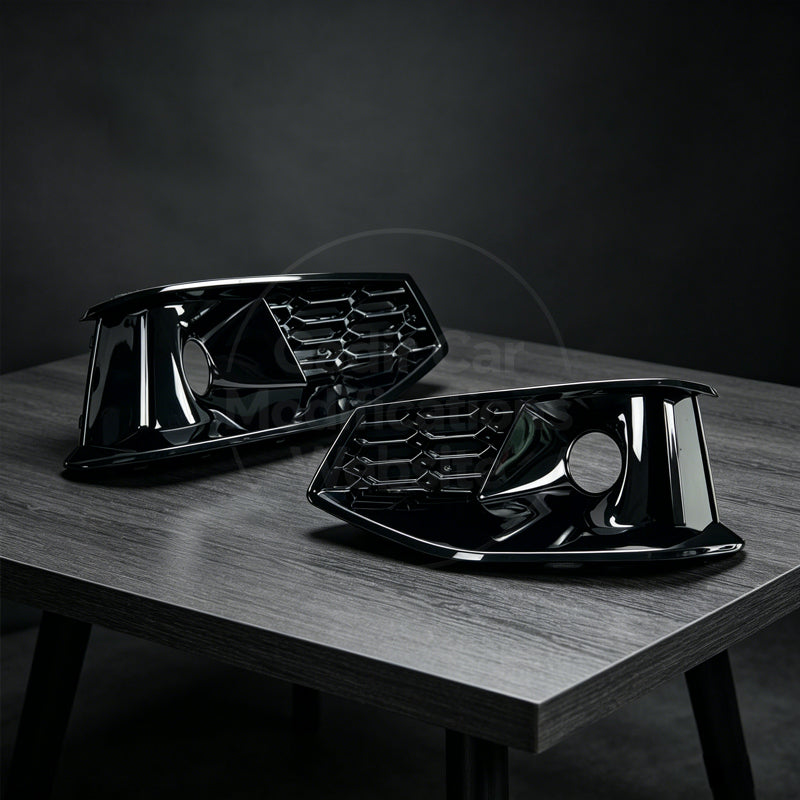 A4 B9.5/RS4-Style Car Fog Light Bezels