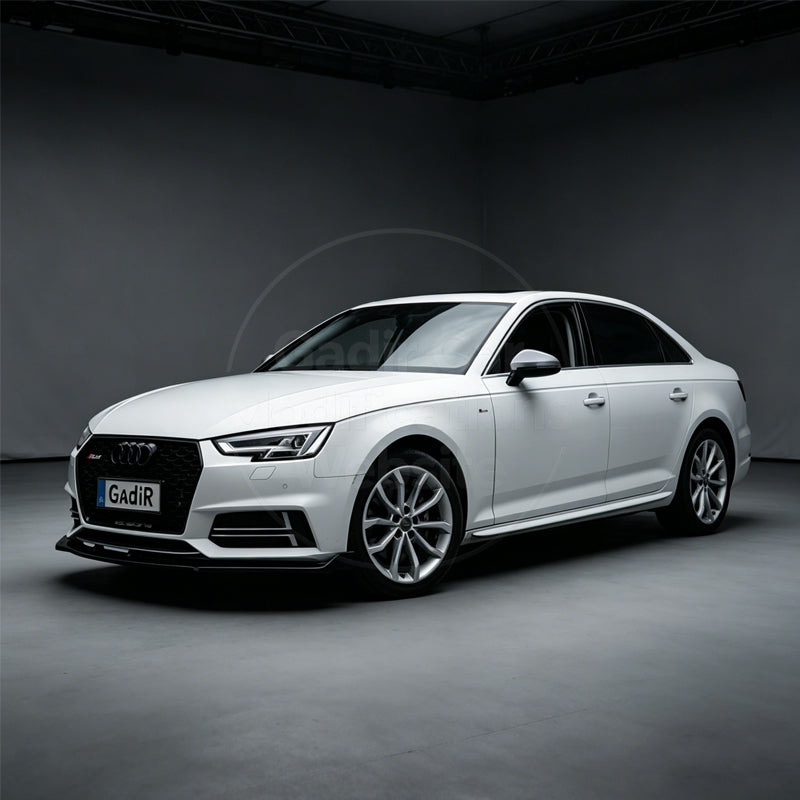 A4 B9/Carbon Fiber-Style Front Spoiler
