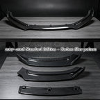 A4 B9/Carbon Fiber-Style Front Spoiler