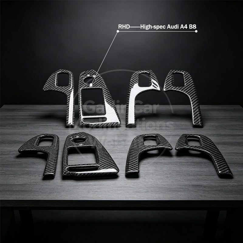 A4 B8 Power Window Switch Panel Carbon Fiber Kit