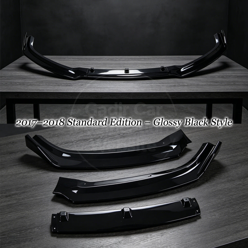 A4 B9/Carbon Fiber-Style Front Spoiler