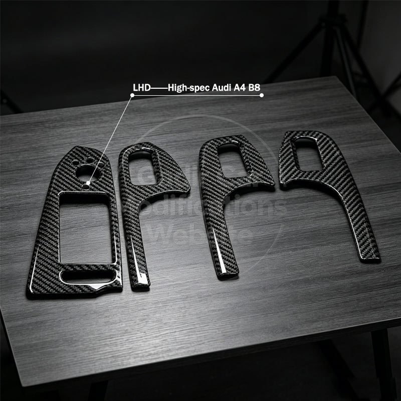 A4 B8 Power Window Switch Panel Carbon Fiber Kit